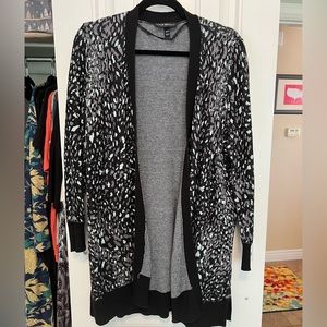 Leopard print cardigan
